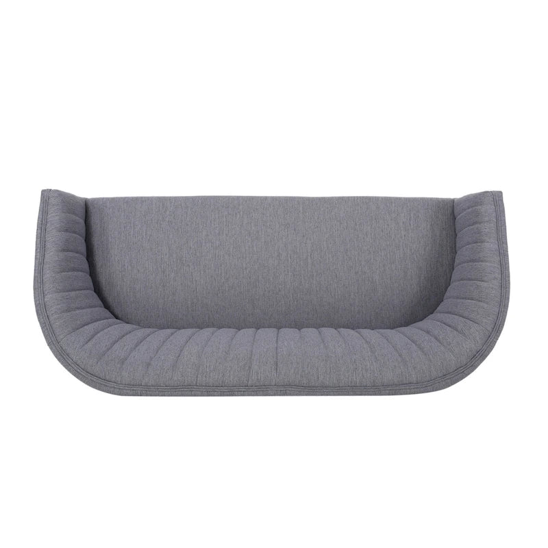 Galena Mid-century Modern Glam Loveseat by Christopher Knight Home