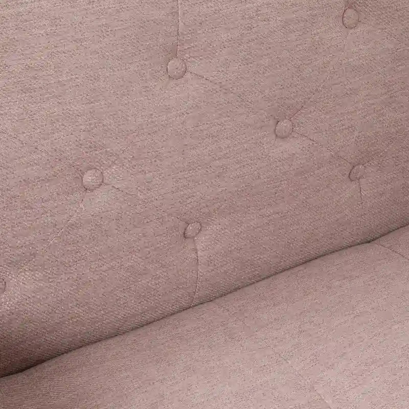 Jalon Mid-century Modern Tufted Fabric Sofa by Christopher Knight Home