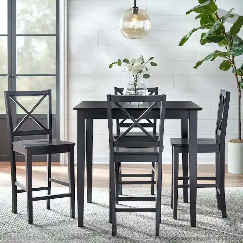 Virginia Cross Back 24-inch Stool (Set of 2)