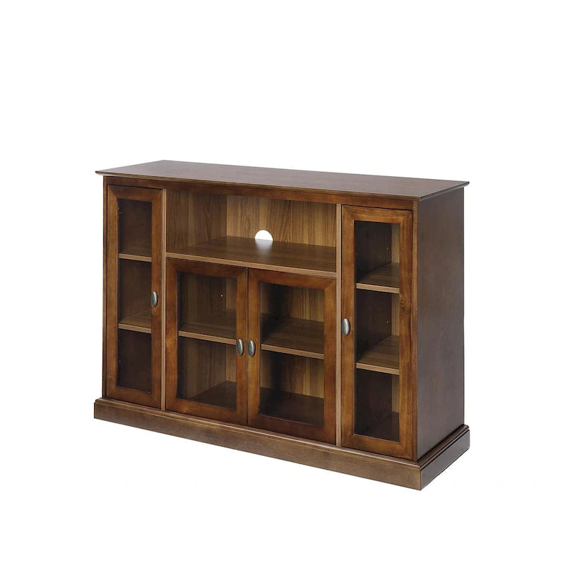 Convenience Concepts Summit Highboy 60 TV Stand with Storage Cabinets and Shelves