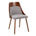 Carson Carrington Vallemala Mid-Century Chair with Tapered Wood Legs - Set of 2