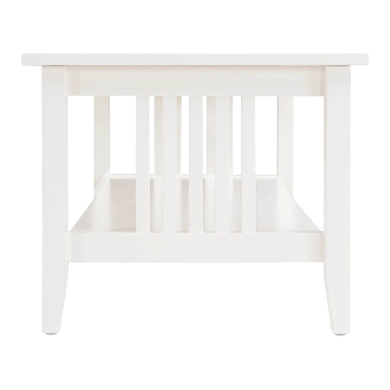 Porch & Den Clifton Mission Medium Oak Finish Coffee Table