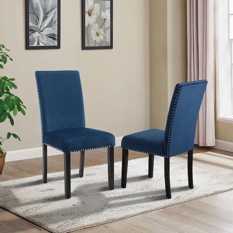 Roundhill Furniture Fordsville 5-piece Dining Set, Pedestal Round Table with 4 Stylish Chairs