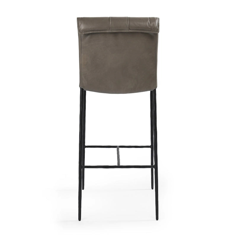Classic Home Tuscan Leather Bar and Counter Stool