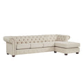 Knightsbridge Chesterfield 4-Seat Sofa and Chaise by iNSPIRE Q Artisan