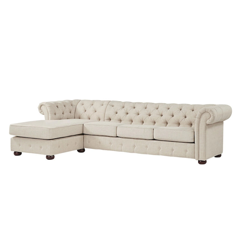 Knightsbridge Chesterfield 4-Seat Sofa and Chaise by iNSPIRE Q Artisan