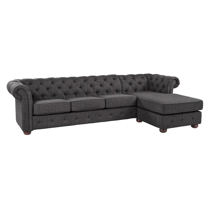 Knightsbridge Chesterfield 4-Seat Sofa and Chaise by iNSPIRE Q Artisan