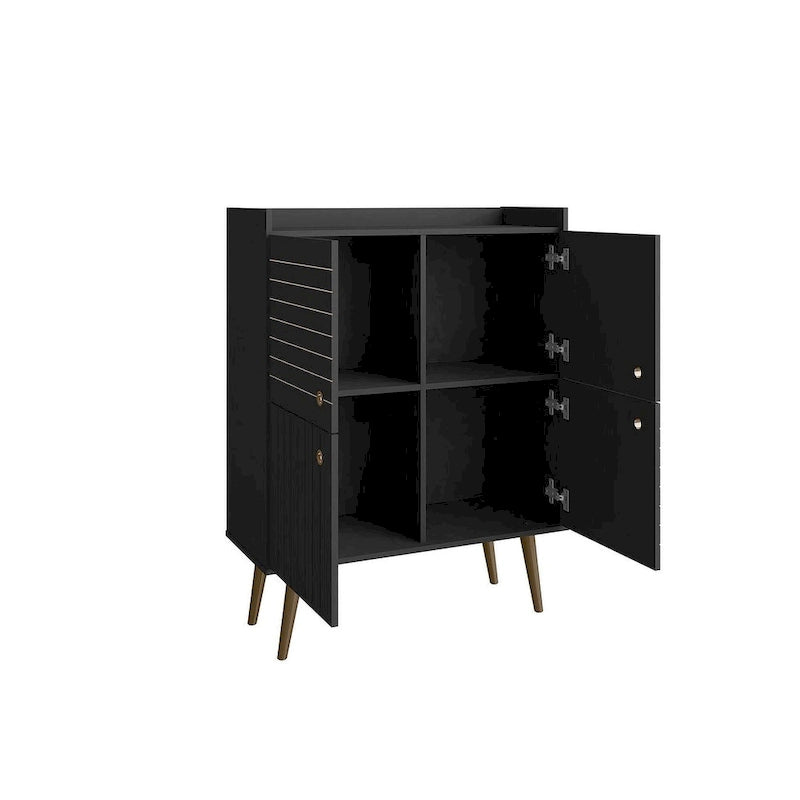 Manhattan Comfort Bogart 45.5 Mid-Century Modern Accent Cabinet