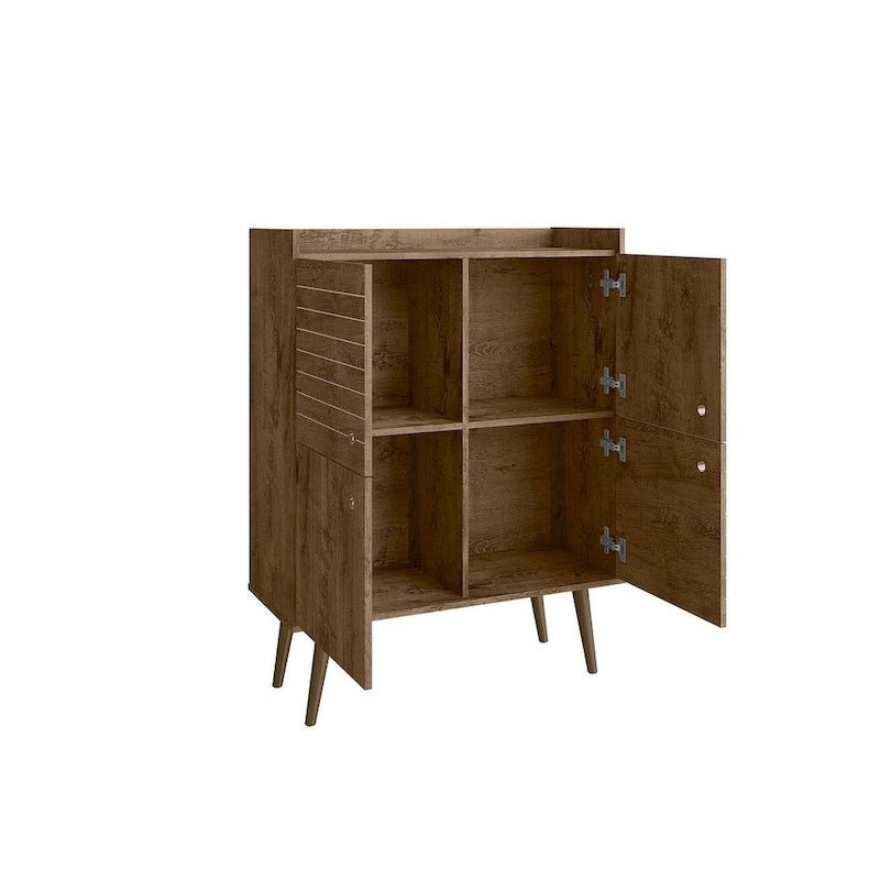 Manhattan Comfort Bogart 45.5 Mid-Century Modern Accent Cabinet