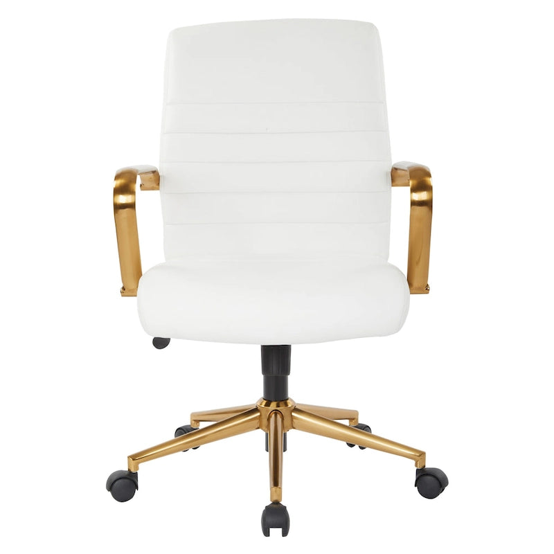 Baldwin Mid-Back Faux Leather Chair