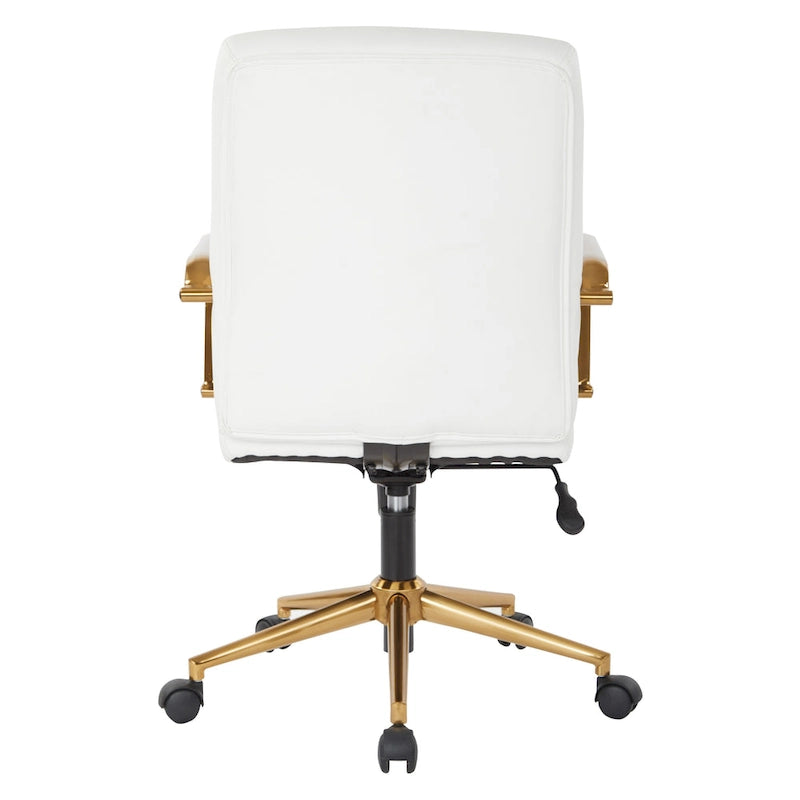Baldwin Mid-Back Faux Leather Chair