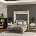 Lumina 61W Full Murphy Bed with Desk by Bestar