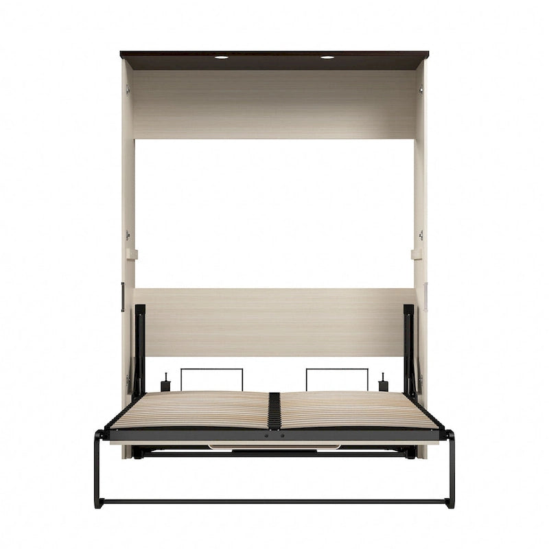 Lumina 61W Full Murphy Bed with Desk by Bestar