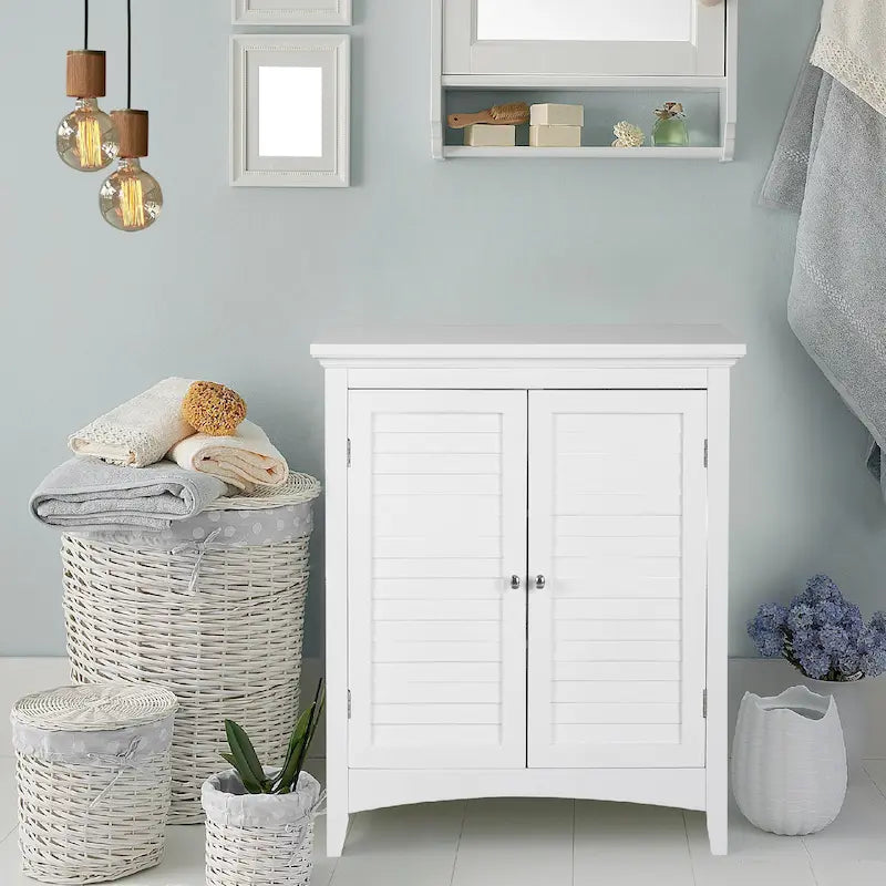 Teamson Home Glancy Two-Door Freestanding Floor Cabinet