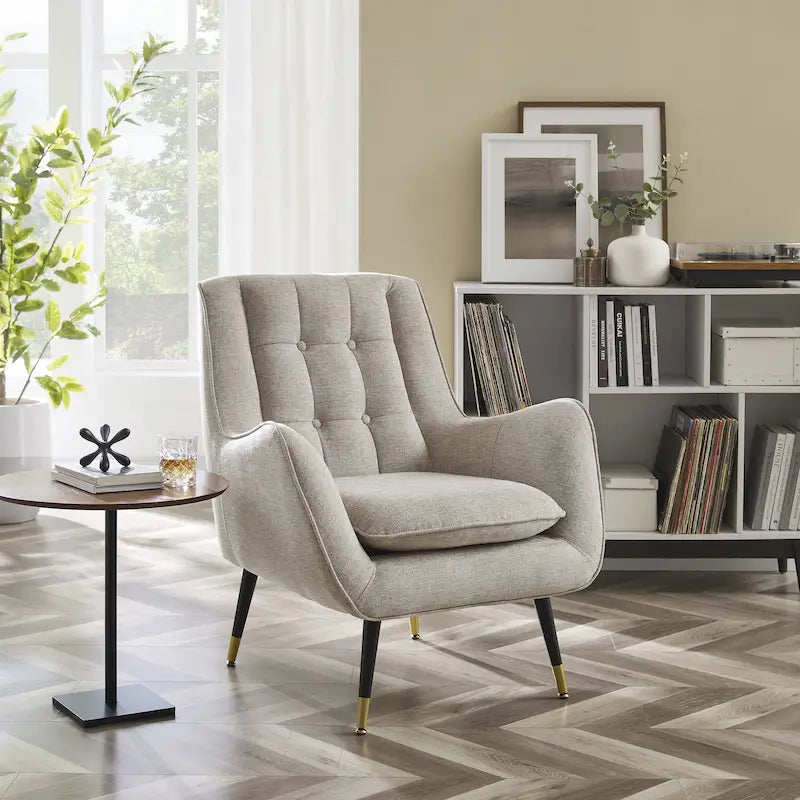 Art Leon Mid-century Modern Accent Arm Chair (SET OF 2)