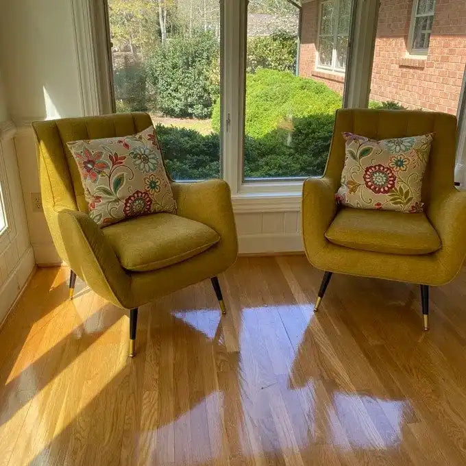 Art Leon Mid-century Modern Accent Arm Chair (SET OF 2)