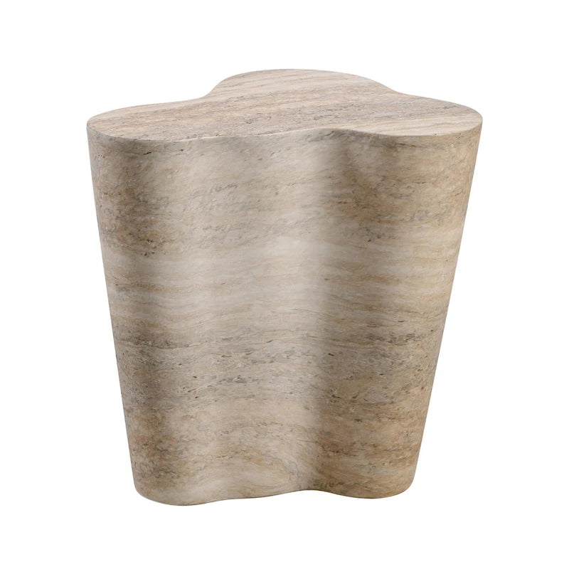 Slab Concrete Short Side Table