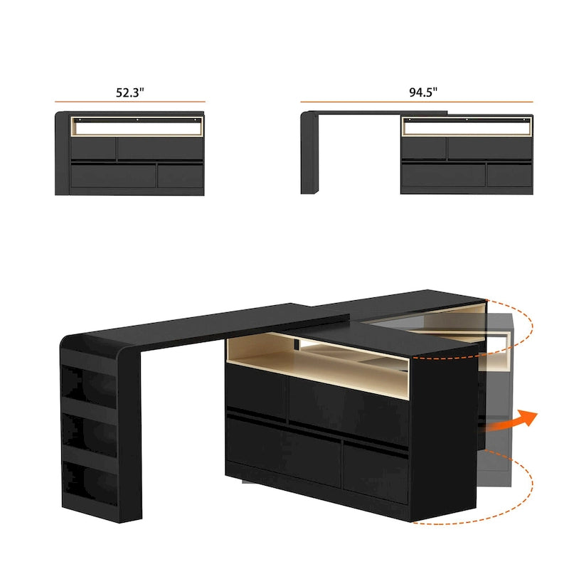 Desk Makeup Table Multi-Functional Furniture for Kitchen, Bedroom