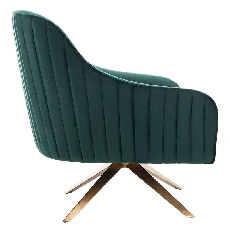 SAFAVIEH Couture Gitza Channeled Accent Chair - 28Wx30Dx32H