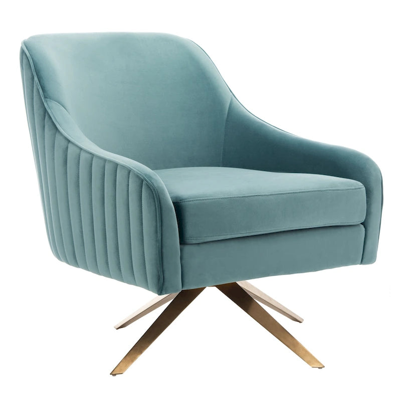 SAFAVIEH Couture Gitza Channeled Accent Chair - 28Wx30Dx32H
