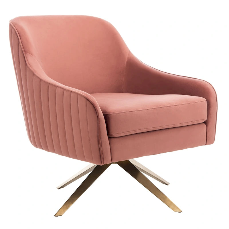 SAFAVIEH Couture Gitza Channeled Accent Chair - 28Wx30Dx32H