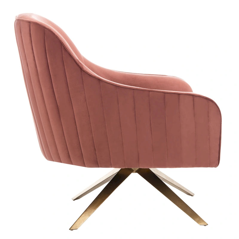 SAFAVIEH Couture Gitza Channeled Accent Chair - 28Wx30Dx32H