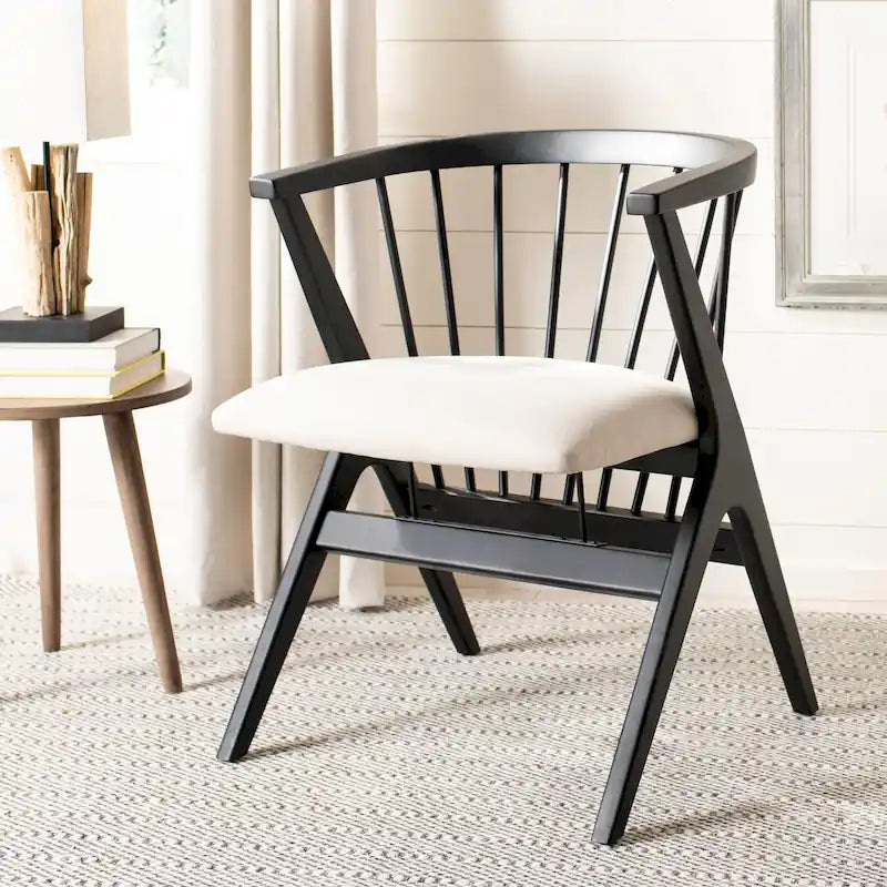 SAFAVIEH Carlota Spindle Dining Chair (Set of 2) - 23 W x 23 D x 30 H - 22Wx22Dx30H