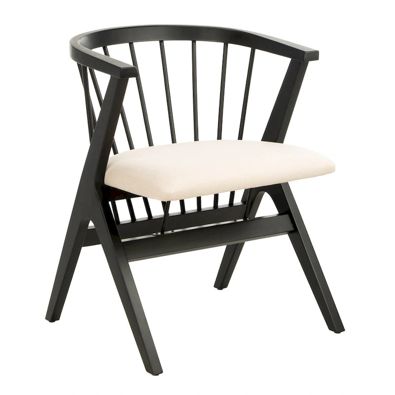 SAFAVIEH Carlota Spindle Dining Chair (Set of 2) - 23 W x 23 D x 30 H - 22Wx22Dx30H
