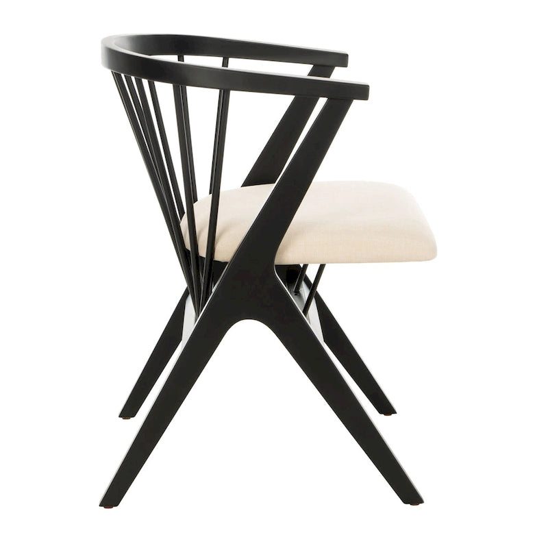 SAFAVIEH Carlota Spindle Dining Chair (Set of 2) - 23 W x 23 D x 30 H - 22Wx22Dx30H