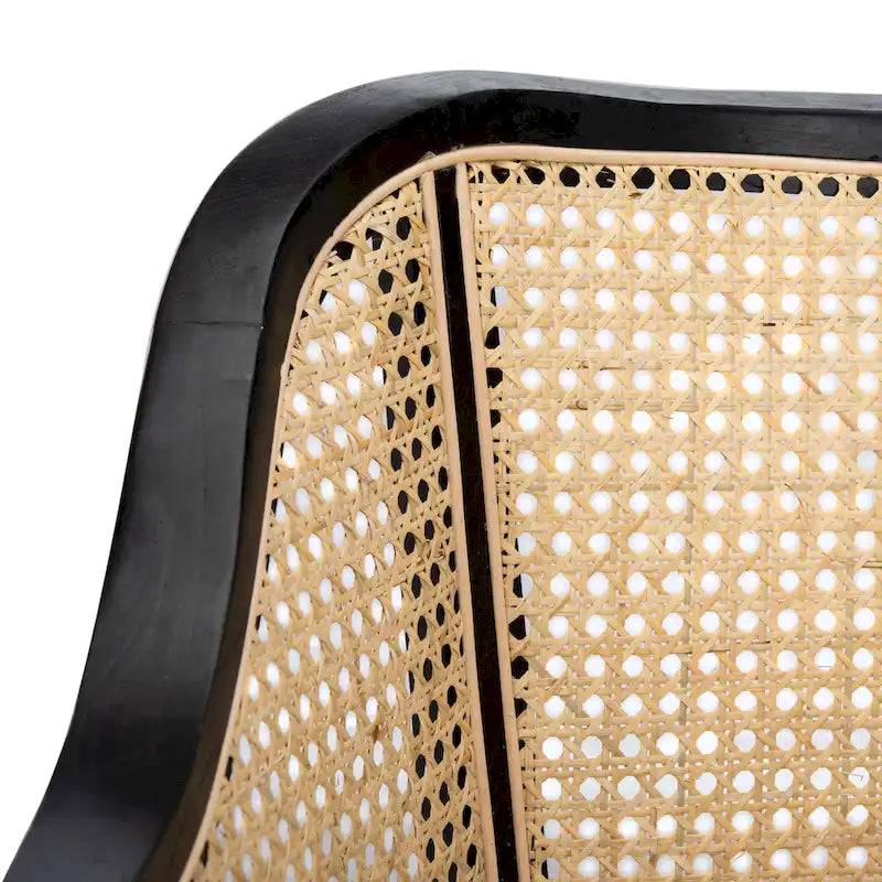SAFAVIEH Olar Cane Dining Chair - 23.6 x 23.8 x 32.7 - 24Wx24Dx33H