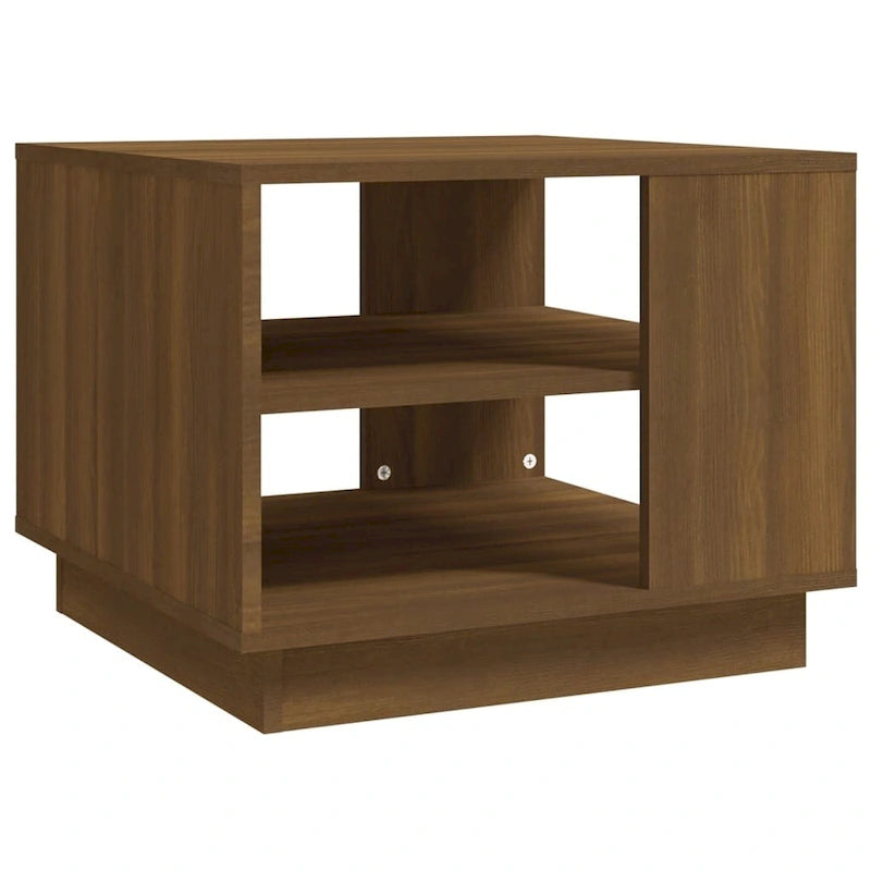 vidaXL Coffee Table Accent End Side Sofa Table for Living Room Engineered Wood - 21.7 x 21.7 x 16.9