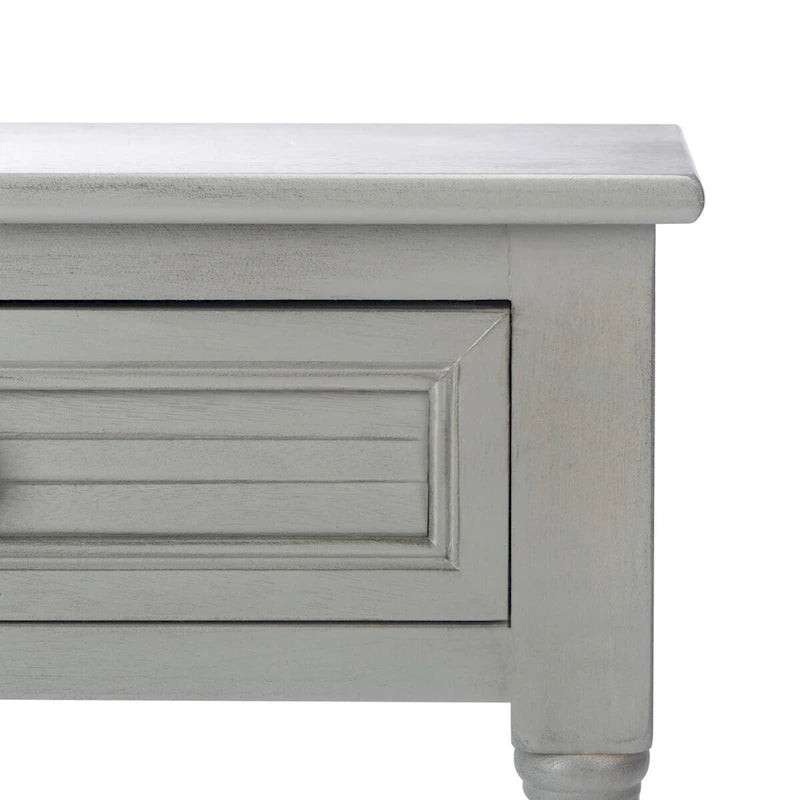 SAFAVIEH Eleanore 1-Drawer Lower Shelf Nightstand Accent Table - 19 W x 15.8 L x 26 H - 19Wx16Dx26H