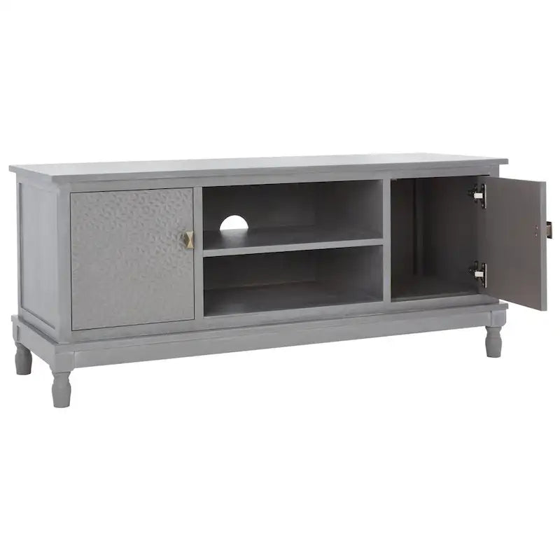 SAFAVIEH Paola 2 Door 1 Shelf Media Stand - 47 W x 16 D x 20 H - 47Wx16Dx20H