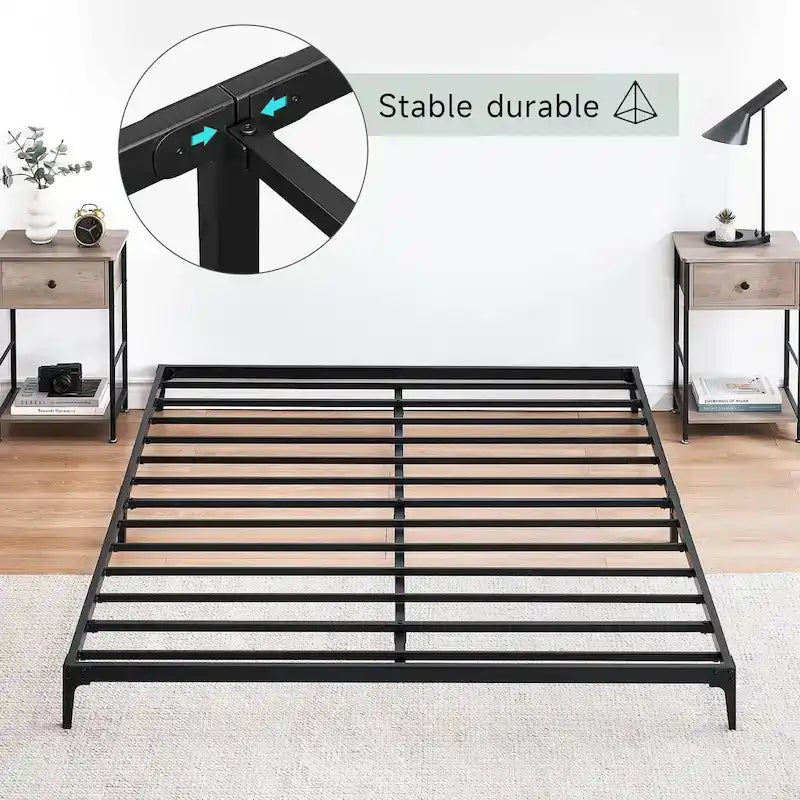 Heavy Duty Metal Platform Bed Frame