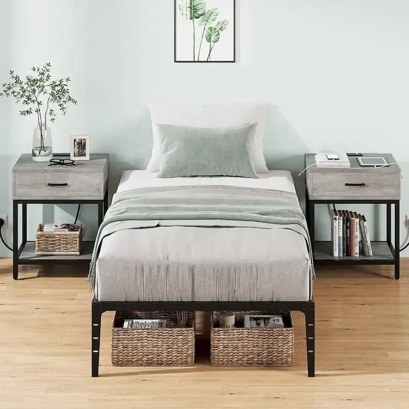 Heavy Duty Metal Platform Bed Frame