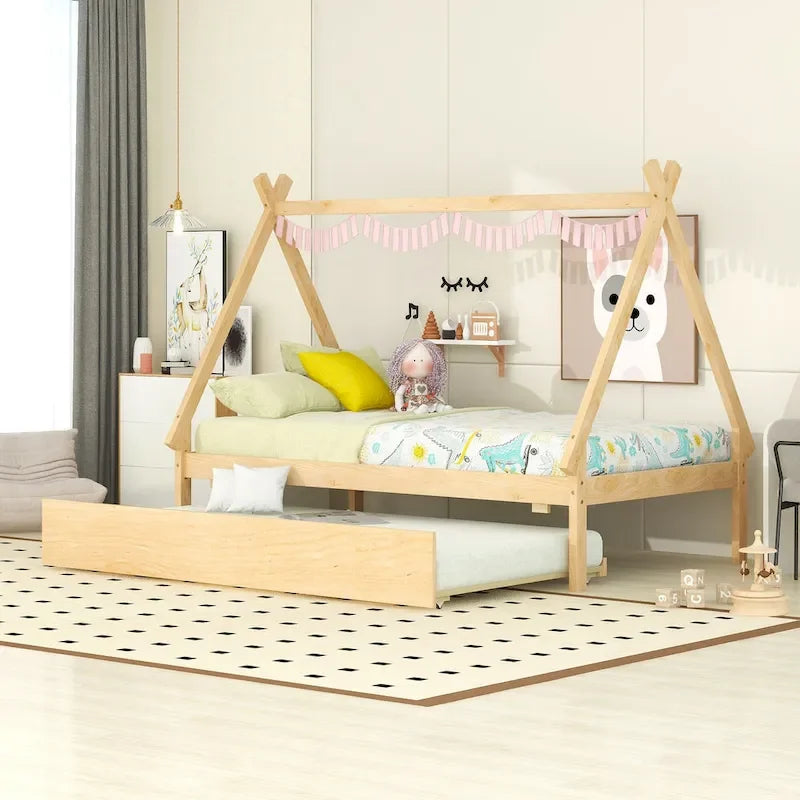 WW Twin size Tent Floor Bed