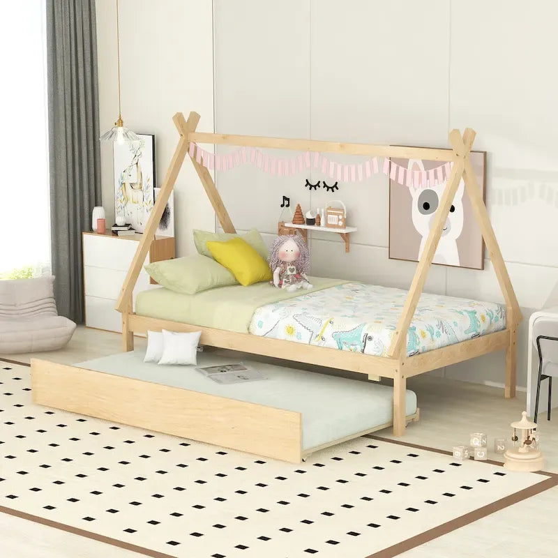 WW Twin size Tent Floor Bed