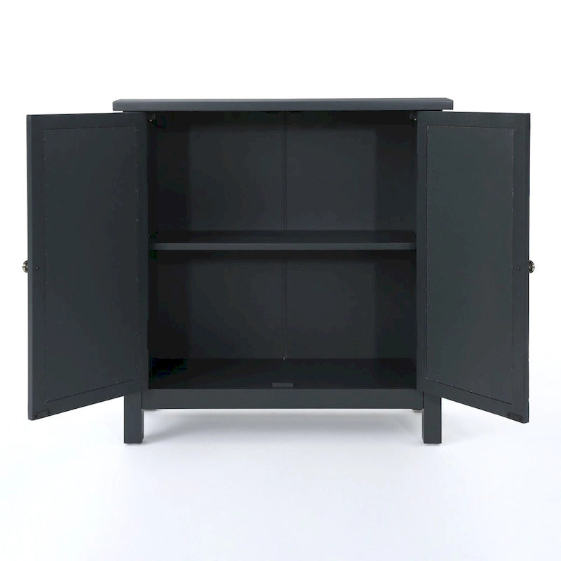Mirror Finished Double Door Cabinet
