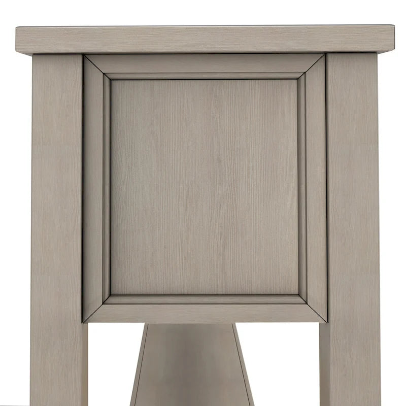 Rustic Entryway Console Table with Storage