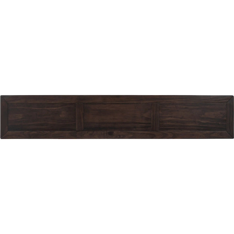 Rustic Entryway Console Table with Storage