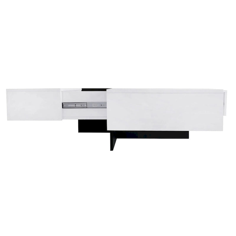 Coffee Table with 4 Hidden Storage Compartments