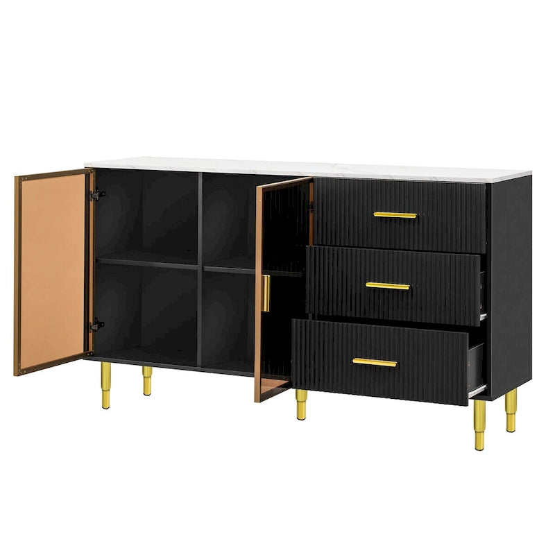 MDF Sideboard Buffet Cabinet