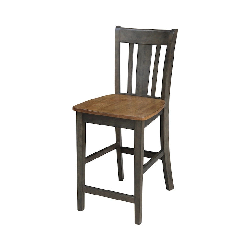 36 in Solid Wood Round Top Counter Height Dining Table with Stools