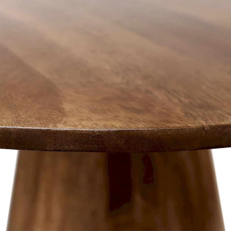 Chelsea 40 Wide Mango Wood Dining Table, Medium Brown