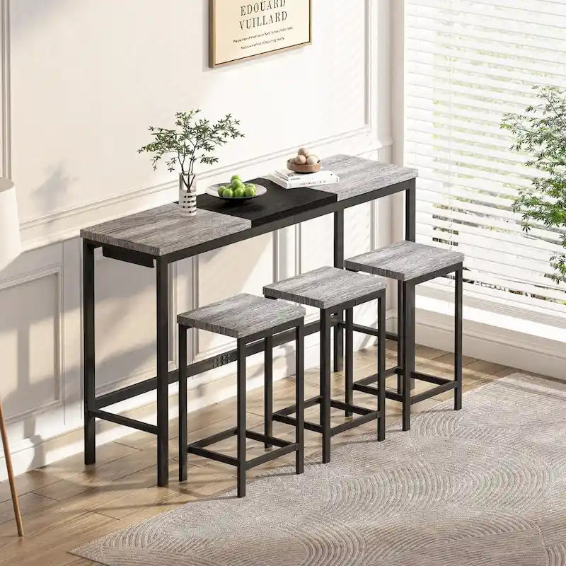 Long Dining Table Set