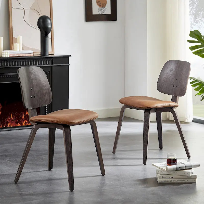 Art Leon Bentwood Dining Chairs (Set of 2)