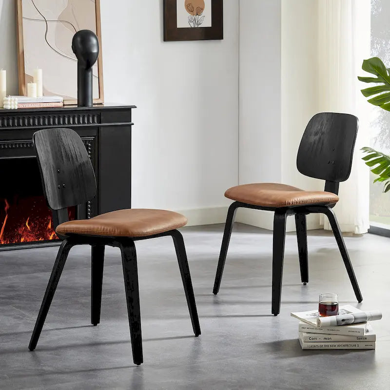 Art Leon Bentwood Dining Chairs (Set of 2)