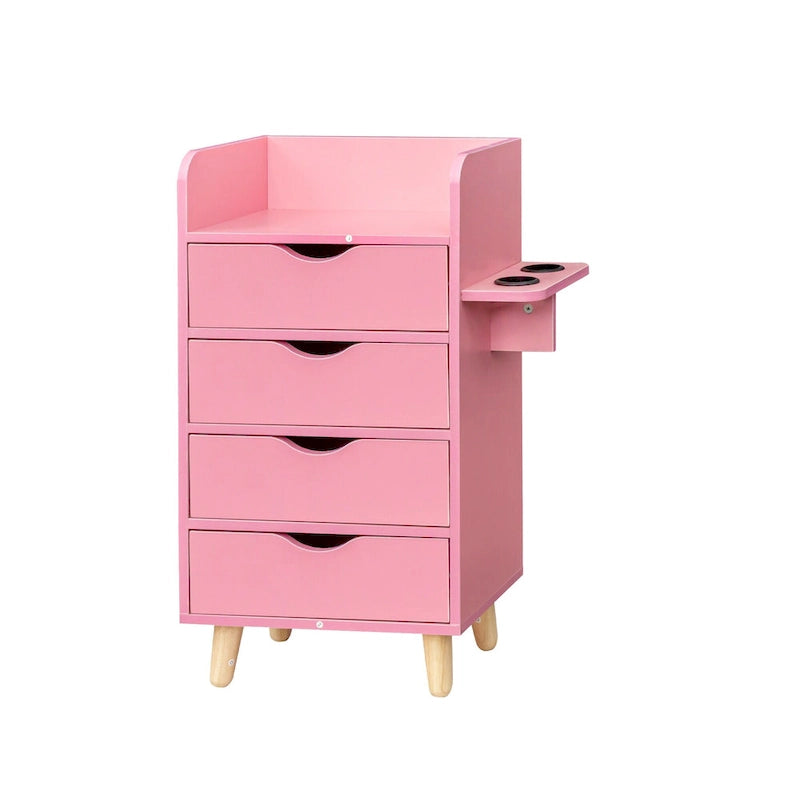 4 -Layer Salon Storage Cabinet