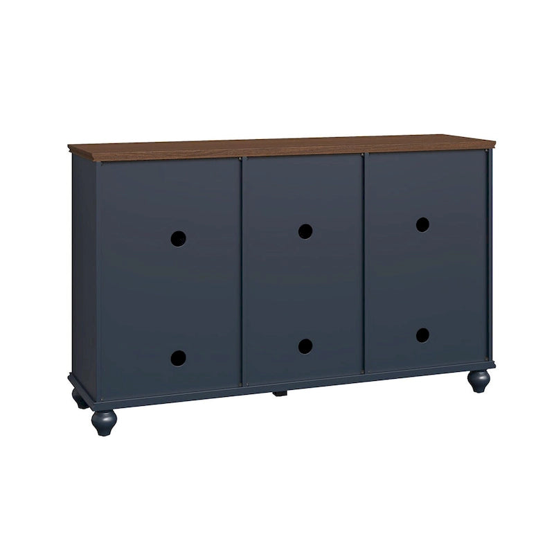 55 Vintage Style Kitchen Accent Buffet Sideboard Cabinet w/ Drawers - 55 in Width
